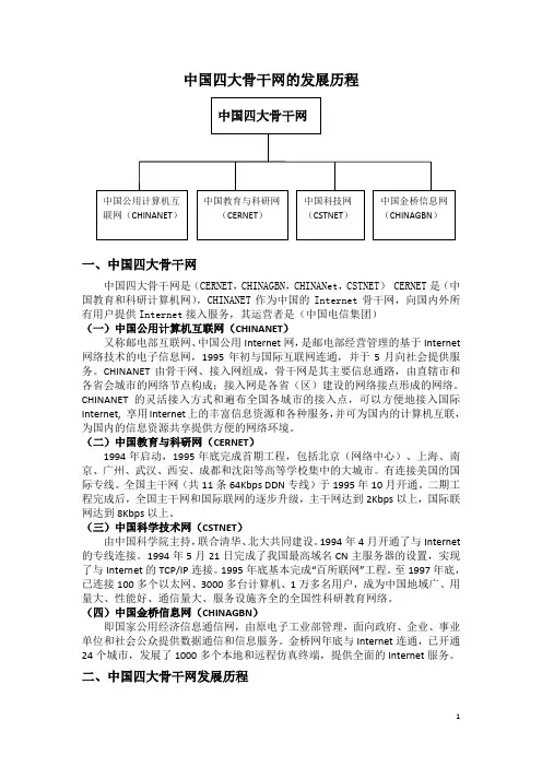 四大骨干网