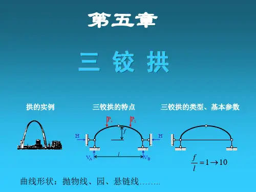 结构力学之三铰拱