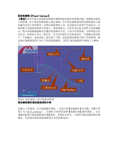 固定轮廓铣