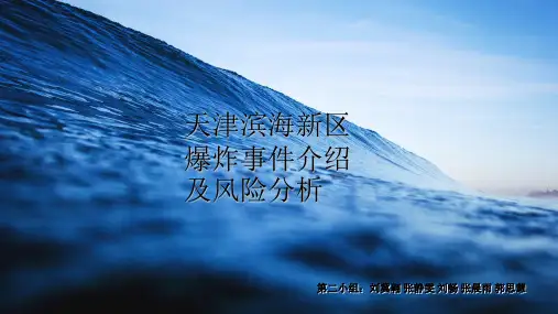天津滨海新区爆炸事件ppt课件
