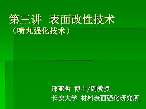 喷丸强化技术ppt课件