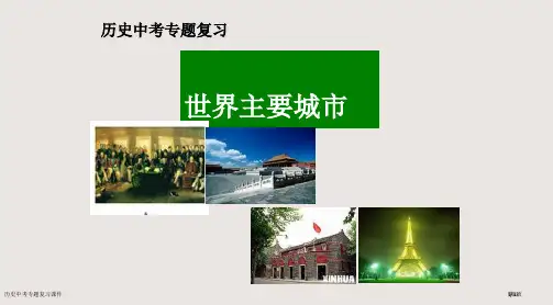 历史中考专题复习课件市公开课一等奖省赛课微课金奖PPT课件