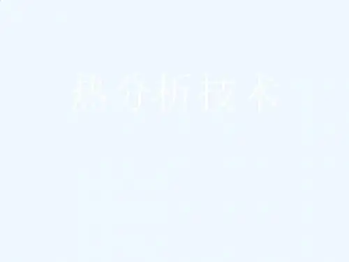 热分析技术(0002)