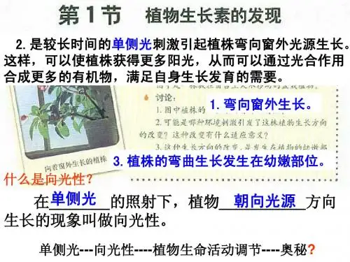 3.3.1植物生长素的发现