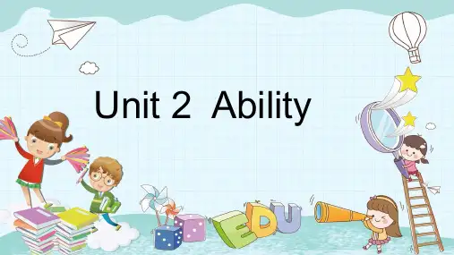 新闽教三下Unit 2 Ability课件