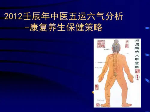中医五运六气分析精品PPT课件
