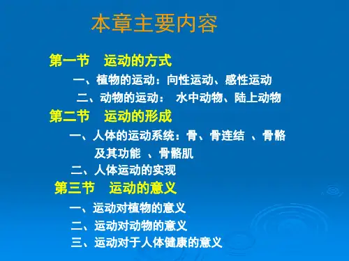 运动的方式