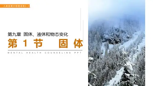 《固体》人教版高三物理选修3-3PPT课件