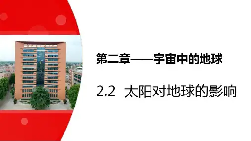 2024届高考地理一轮复习课件 太阳对地球的影响