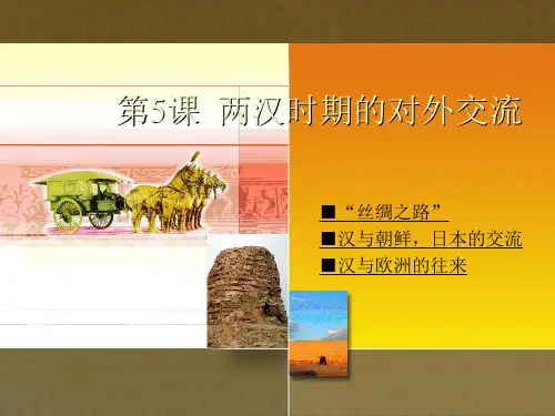 【历史课件】第13课两汉时期的对外交流ppt课件