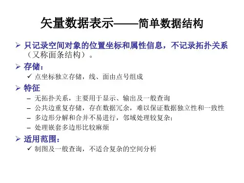 矢量数据表示
