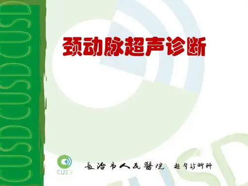 颈动脉超声检查  ppt课件