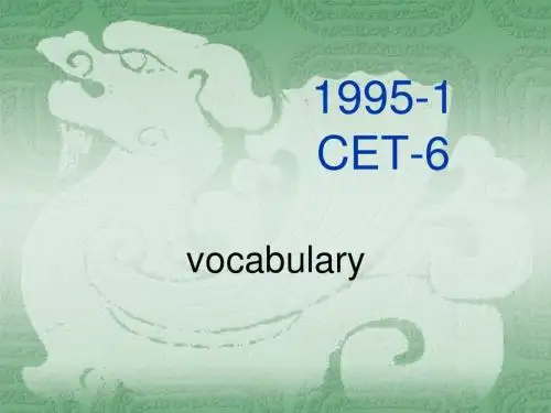 1995-1 CET-6