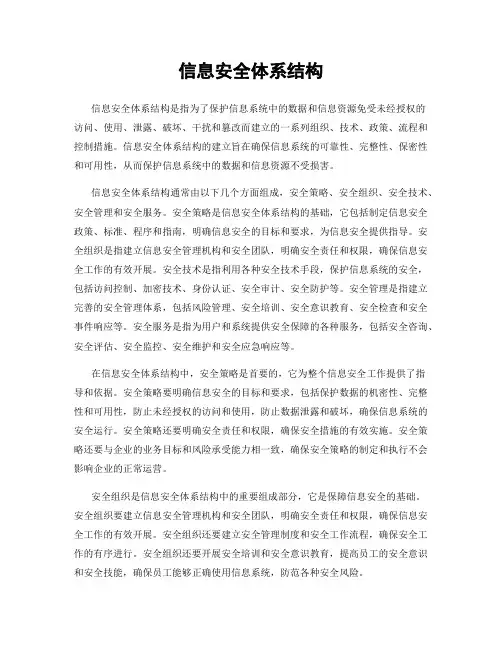 信息安全体系结构