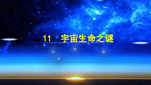 宇宙生命之谜课件