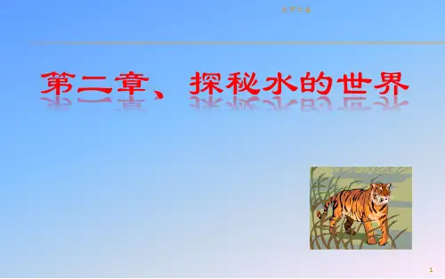 第二单元探秘水世界的复习(教学校园)