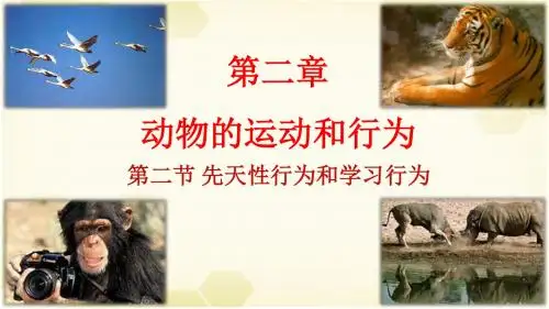 5第2章第2节 先天性行为和学习行为