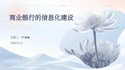 商业银行的信息化建设