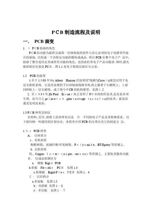PCB制造流程及说明(DOC 103)