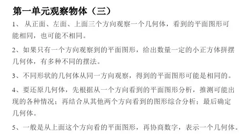 最新人教版小学数学五年级下册《知识点总结》优质教学课件
