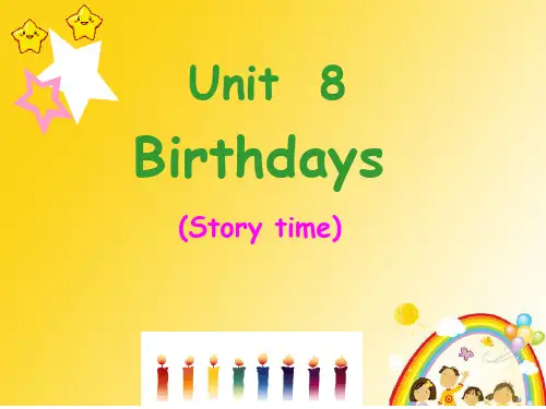 五年级英语下册课件-Unit 8 Birthdays（Story time）（108）-译林版