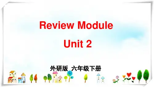 外研社(三起)小学英语六年级下册Unit 2[20] 课件