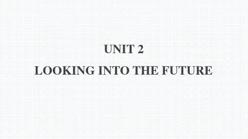 【课件】Unit 2 Using Language课件 高中英语人教版(2019)选择性必修第一册