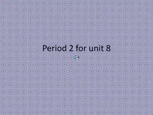 2005年江苏地区英语unit8听力课件-人教版[原创]