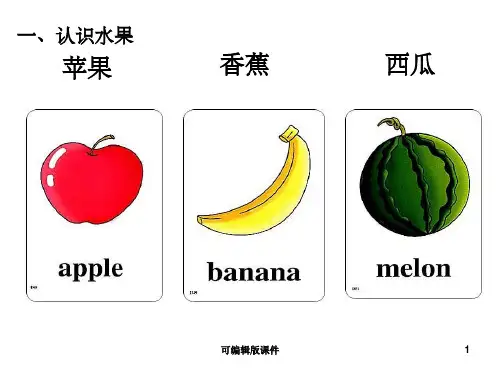 小学常用英语单词图片大全120张ppt课件
