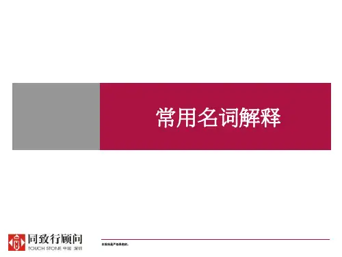 常用名词解释PPT模板