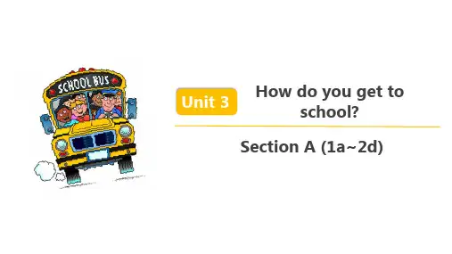 人教七年级英语下册 Unit 3 Section A (1a~2d) 精品课件