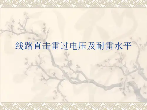 线路直击雷过电压及耐雷水平