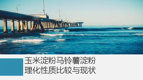 玉米淀粉马铃薯淀粉的比较