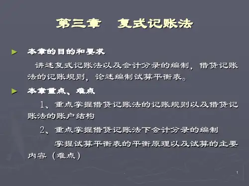 复式记账法PPT课件