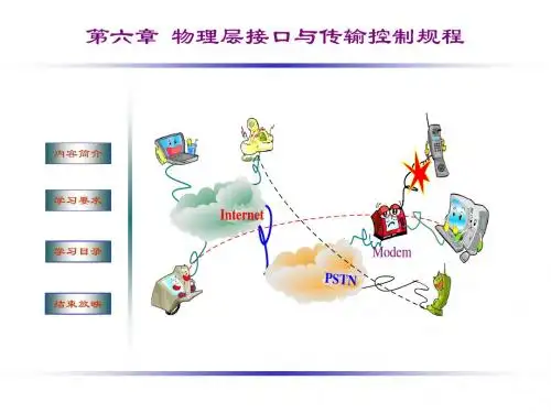 第六章 物理层接口与传输控制规程