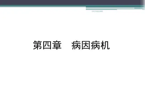 中医学病因病机课件