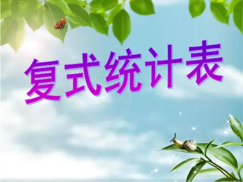 二年级下册统计课件(1)