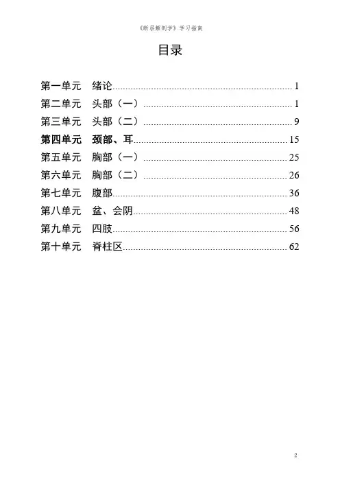 断层解剖学