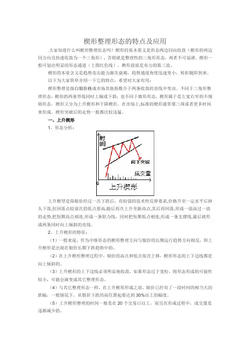 楔形整理形态的特点及应用