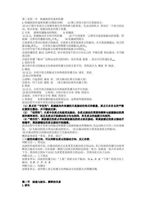 高中物理选修3-4电磁波知识点总结