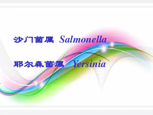 沙门菌属和耶尔菌属-精品医学课件