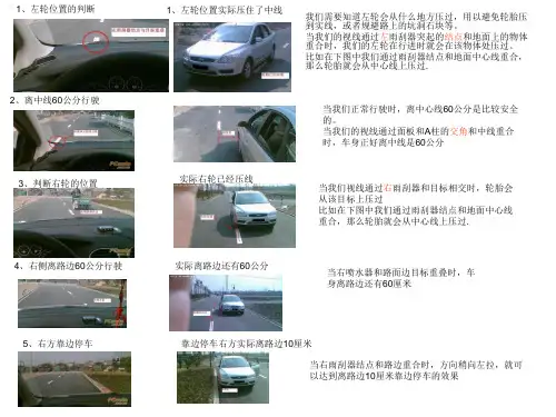 新手车位感判断图解与倒车技巧页整理版