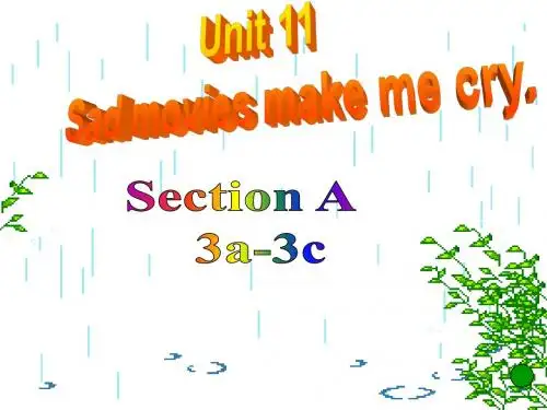 unit11 SectionA 3a-3c