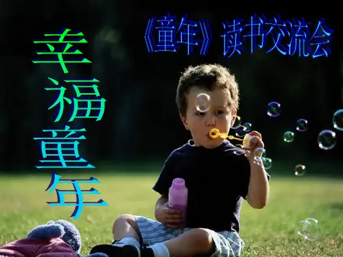 童年 读书交流会ppt课件