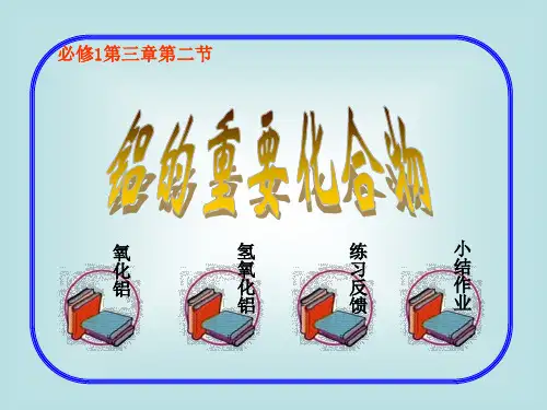 人教版高中化学必修一第三章第二节几种重要的金属化合物(共24张PPT)