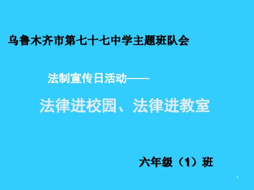 法律进校园、法律ppt课件