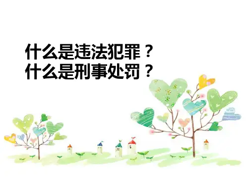 什么是违法犯罪 什么是刑事处罚