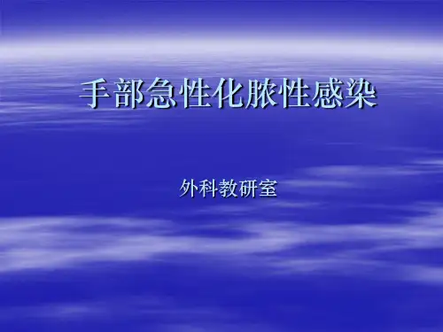 第三篇---手部感染(万)