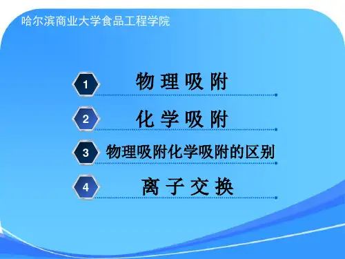 物理吸附和化学吸附