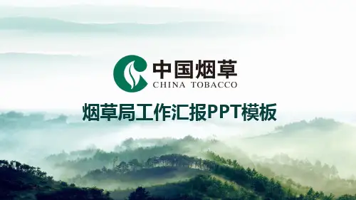 PPT模板-工作报告-中国烟草